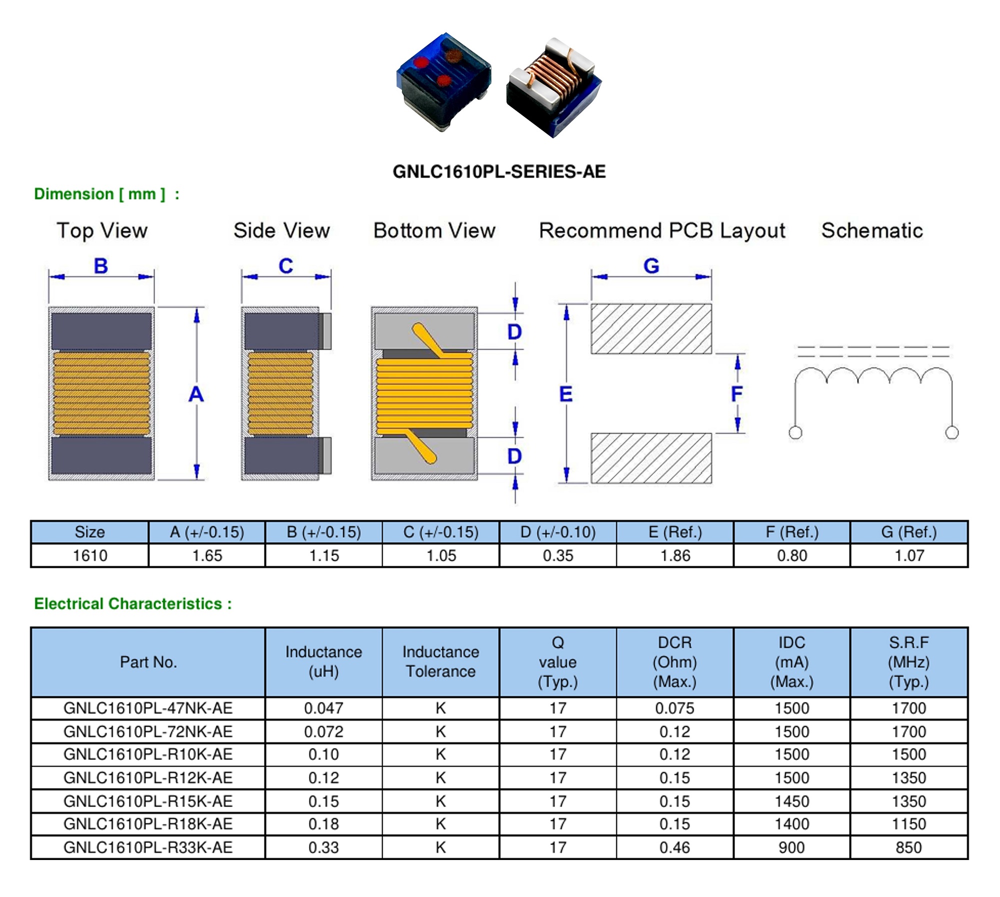 GNLC1610PL-AE系列